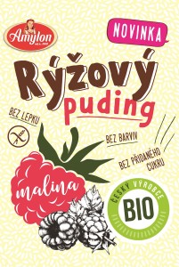 BUDYŃ RYŻOWY MALINOWY (BEZGLUTENOWY) BIO 40 g - AMYLON