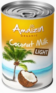 COCONUT MILK - NAPÓJ KOKOSOWY LIGHT W PUSZCE (9% TŁUSZCZU) BIO 400 ml -  AMAIZIN