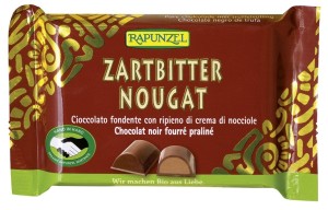 CZEKOLADA GORZKA NUGATOWA BIO 100 g - RAPUNZEL