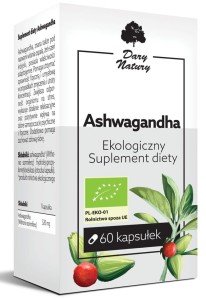 ASHWAGANDA BIO 60 KAPSUŁEK (520 mg) - DARY NATURY