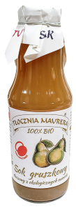 SOK GRUSZKOWY BIO 700 ml - TŁOCZNIA MAURERA