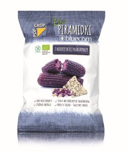 CHRUPKI PIRAMIDKI PROTEINOWE O SMAKU KWAŚNEJ ŚMIETANY ZE SZCZYPIORKIEM BEZGLUTENOWE 60 g - POPCROP