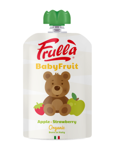 6 mc PRZECIER JABŁKOWO-TRUSKAWKOWY BEZGLUTENOWY BIO 100 g - FRULLA (NATURA NUOVA)