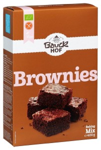 MIESZANKA DO PIECZENIA BROWNIE BEZGLUTENOWA  BIO 400 g - BAUCK HOF