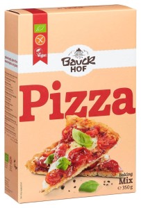 MIESZANKA DO PIECZENIA CIASTA NA PIZZE BEZGLUTENOWA BIO 350 g - BAUCK HOF