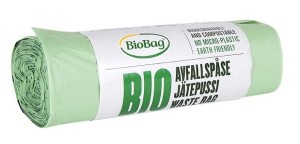 WORKI NA ODPADY BIO I ZMIESZANE 35 L 20 szt (KOMPOSTOWALNE I BIODEGRADOWALNE)  - BIOBAG