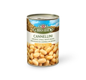 FASOLA BIAŁA DROBNA (PUSZKA) BIO 400 g - LA BIO IDEA