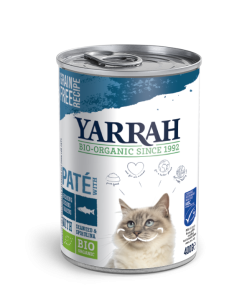 (DLA KOTA) KARMA ZE ŚLEDZIEM WODOROSTAMI I SPIRULINĄ BIO 400 g - YARRAH