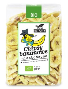 CHIPSY BANANOWE NIESŁODZONE BIO 350 g - BIO PLANET