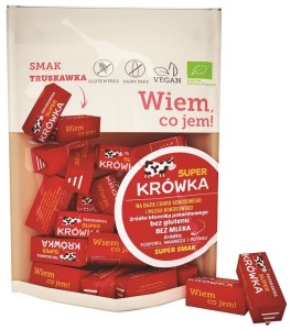 KRÓWKI TRUSKAWKOWE BEZGLUTENOWE BIO 150 g - SUPER KRÓWKA