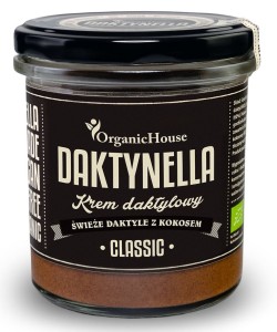 KREM KOKOSOWO-DAKTYLOWY CLASSIC BEZGLUTENOWY BIO 280 g - DAKTYNELLA