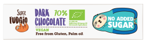 BATON GORZKA CZEKOLADA BEZGLUTENOWY BIO 40 g - SUPER FUDGIO