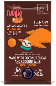CZEKOLADA POMARAŃCZOWA BEZGLUTENOWA BIO 80 g - SUPER FUDGIO
