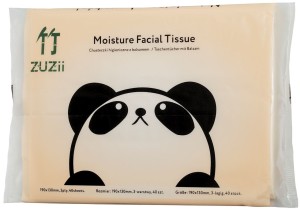 CHUSTECZKI BAMBUSOWE Z BALSAMEM 40 szt - ZUZII