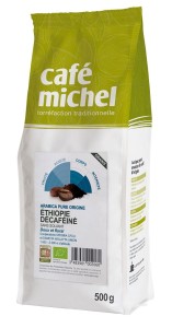 KAWA ZIARNISTA BEZKOFEINOWA ARABICA ETIOPIA FAIR TRADE BIO 500 g - CAFE MICHEL