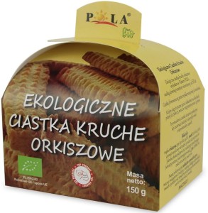 CIASTKA KRUCHE ORKISZOWE BIO 150 g - PIEKARNIA POLA