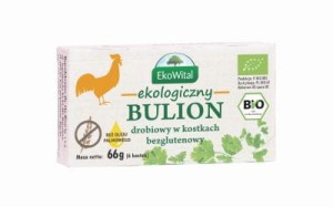 Bulion drobiowy w kostkach BEZGL. BIO 66 g EKOWITAL