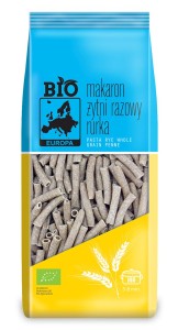 MAKARON (ŻYTNI RAZOWY) RURKA BIO 400 g - BIO EUROPA