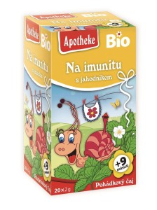 HERBATKA DLA DZIECI - NA ODPORNOŚĆ TRUSKAWKA BIO 40 g (20 x 2 g) - APOTHEKE