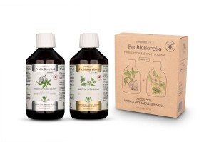 SUPLEMENT DIETY PROBIOTYCZNY EKSTRAKT ZIOŁOWY PROBIOBORELIO BEZGLUTENOWY BIO 600 ml (2 x 300 ml) - JOY DAY