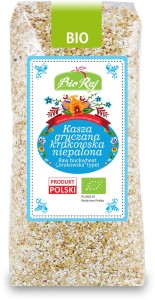 KASZA GRYCZANA KRAKOWSKA NIEPALONA BIO 500 g - BIO RAJ