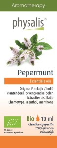 OLEJEK ETERYCZNY MIĘTA PIEPRZOWA (PEPERMUNT) BIO 10 ml - PHYSALIS