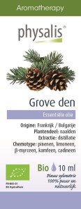 OLEJEK ETERYCZNY SOSNA ZWYCZAJNA (GROVE DEN) BIO 10 ml - PHYSALIS
