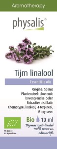 OLEJEK ETERYCZNY TYMIANEK THYMUS ZYGIS LINALOL (TIJM LINALOOL) BIO 10 ml - PHYSALIS