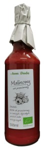 SOK PRZECIEROWY MALINOWY BIO 500 ml - ANNA DUDA