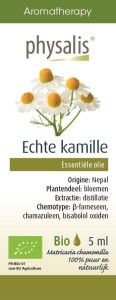 OLEJEK ETERYCZNY RUMIANEK POSPOLITY (ECHTE KAMILLE) BIO 5 ml - PHYSALIS