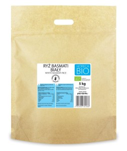 RYŻ BASMATI BIAŁY BEZGLUTENOWY BIO 5 kg – HORECA