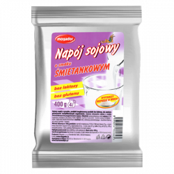 Napój sojowy o smaku śmietankowym 400g inst