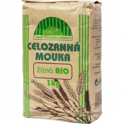 Mąka żytnia pełnoziarnista gruba BIO 1000g