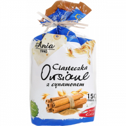Ciasteczka owsiane z cynamonem BC 150g