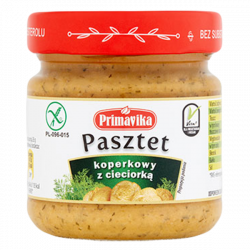 Pasztet koperkowy z cieciorką 160g PRIMAVIKA