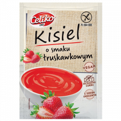 Kisiel truskawkowy bez glutenu 40g Celiko