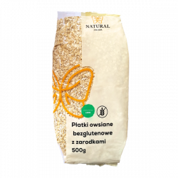 Płatki owsiane z zarodkami BG 500g Natural