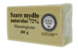 Mydło szare naturalne 72% hipoalergiczne 200g