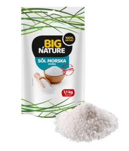 Sól morska drobna 1,1kg Duża Paka
