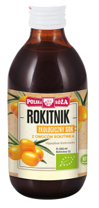 SOK Z OWOCÓW ROKITNIKA NFC BIO 250 ml - POLSKA RÓŻA