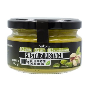 Pasta z pistacji 160g NUTURA