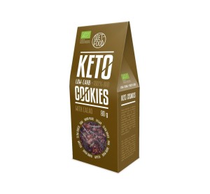 Ciasteczka KETO z kakao BIO 80 g DIET FOOD