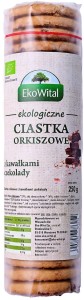 Ciastka orkiszowe pełnoziarniste z kawałkami czekolady BIO 250 g EKOWITAL
