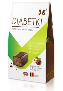 Czekoladki  orzech laskowy B/C 100 g DIABETKI
