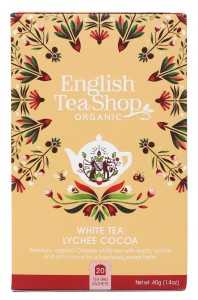 Herbata biała Lychee Cocoa (20x2) BIO 40 g ENGLISH TEA SHOP
