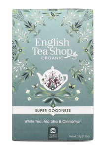 Herbata biała z cynamonem,matcha i imbirem (20x1,75) BIO 35 g ENGLISH TEA SHOP