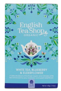 Herbata biała z dzikim bzem i borówką (20x2) BIO 40g ENGLISH TEA SHOP