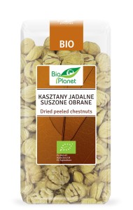 KASZTANY JADALNE SUSZONE OBRANE BIO 400g BIOPLANET