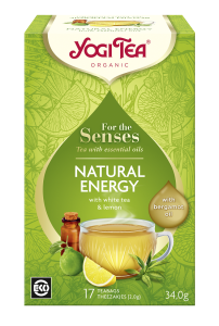 HERBATA BIAŁA DLA ZMYSŁÓW NATURALNA ENERGIA 17x2g YOGI TEA