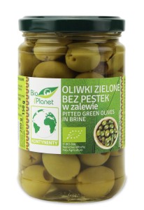 OLIWKI ZIELONE BEZ PESTEK W ZALEWIE BIO 280 g  BIO PLANET